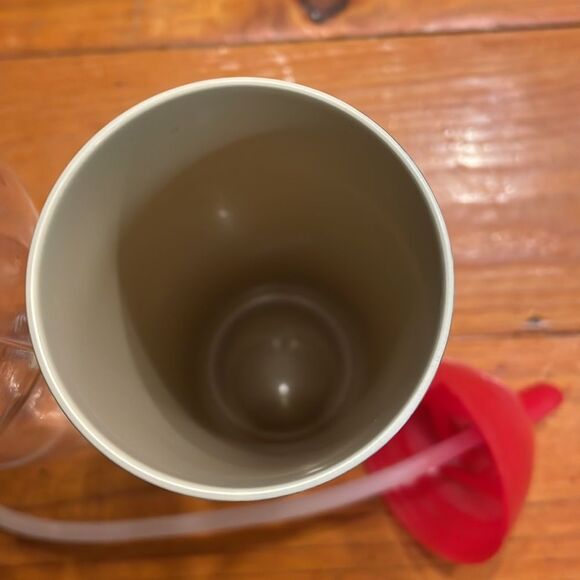 NWT Vintage Coca Cola Classic travel insulated mug w/metal insert & rubber straw - Picture 8 of 15